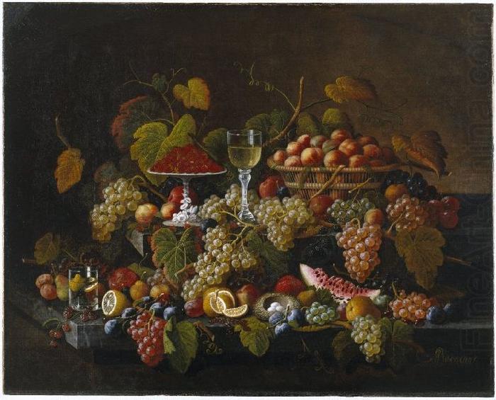 Still Life with Fruit, Severin Roesen